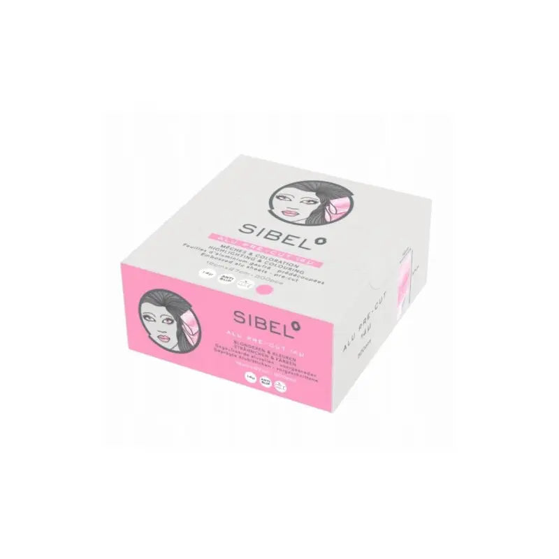 SIBEL Alufolie geprägt 14MU Pink 27cmx12cm 300Stk