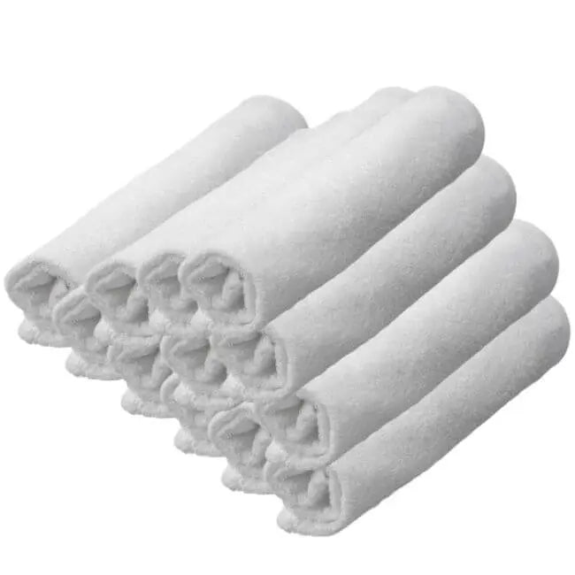 SIBEL Microfiber Handtücher Weiss 45x85cm 12Stk