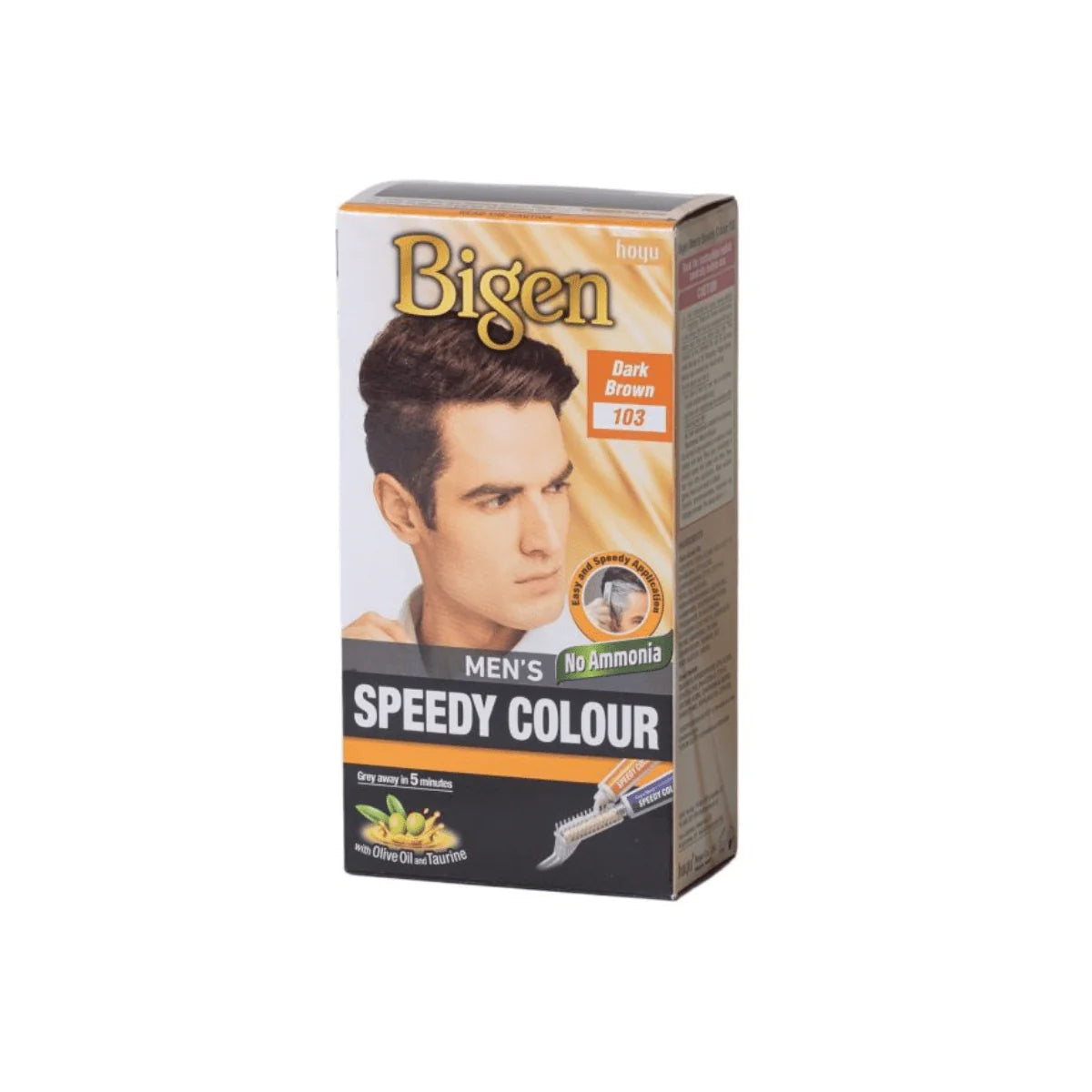 Bigen Men's Speedy Dark Brown #103 