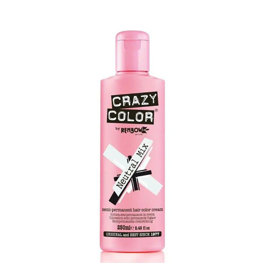 CRAZY COLOR Semi-Permanent Tönung n° NEUTRAL Mix 250ML