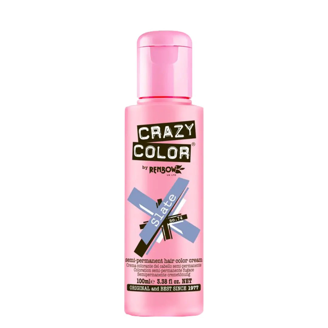 CRAZY COLOR Semi-Permanent Tönung n°74 SLATE 100ML