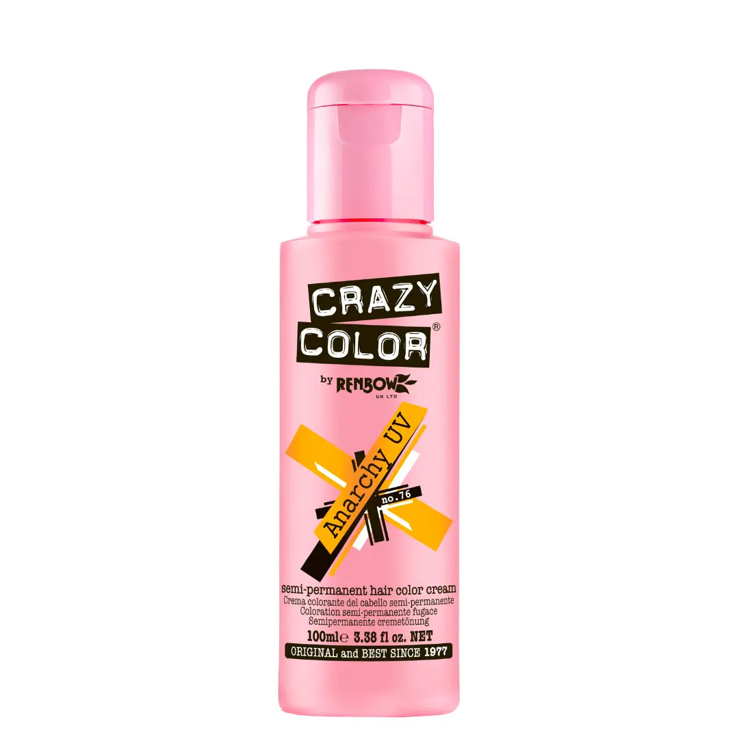 CRAZY COLOR Semi-Permanent Tönung n°76 ANARCHY UV 100ML