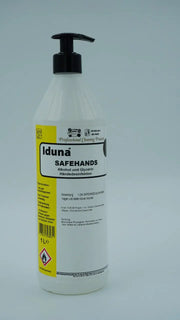 Iduna Safehands Händedesinfention 1000ml.