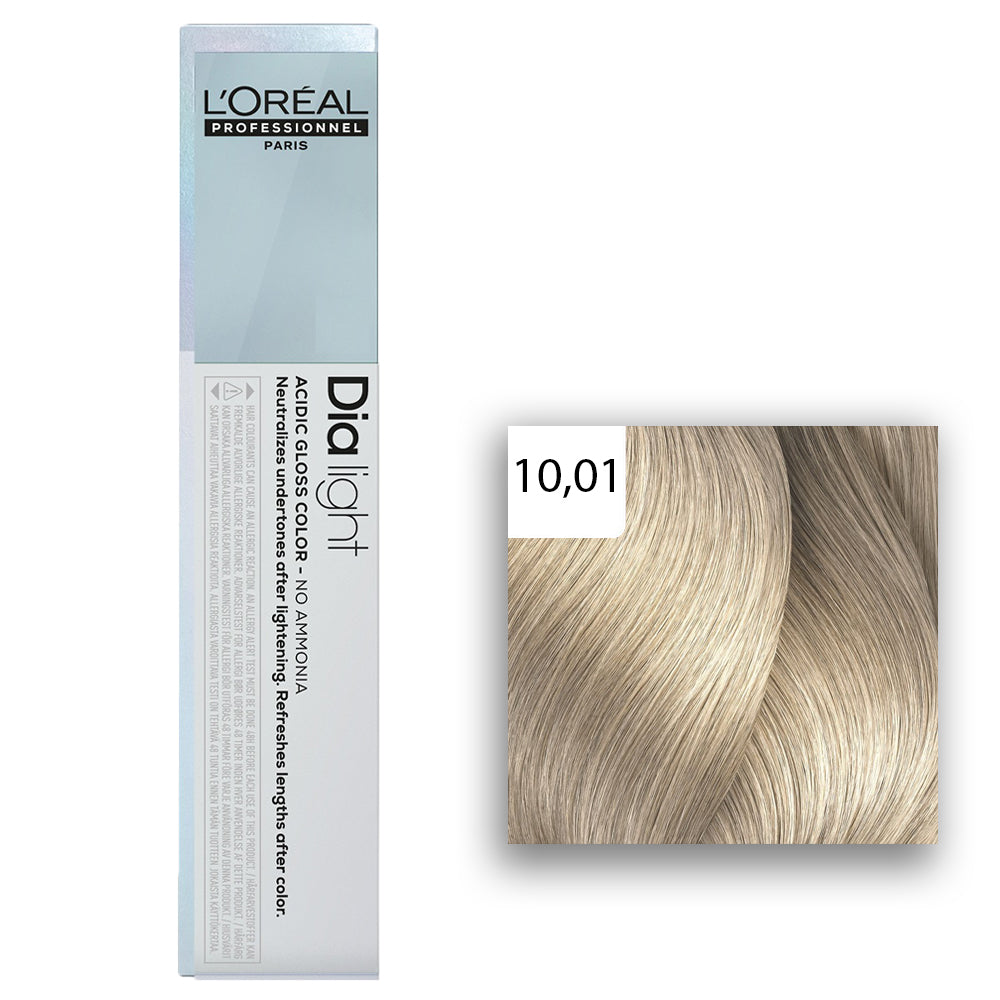 L'Oréal Professionnel DIA LIGHT Haartönung 10,01 Milkshake Platinblond Leicht Asch 60ml