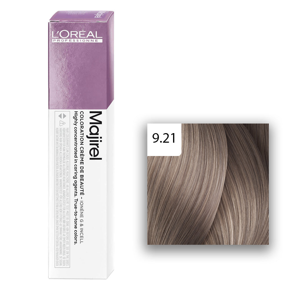 L'Oréal Professionnel MAJIREL Glow 9,21 Sehr Helles Blond Irisé Asch 60ml