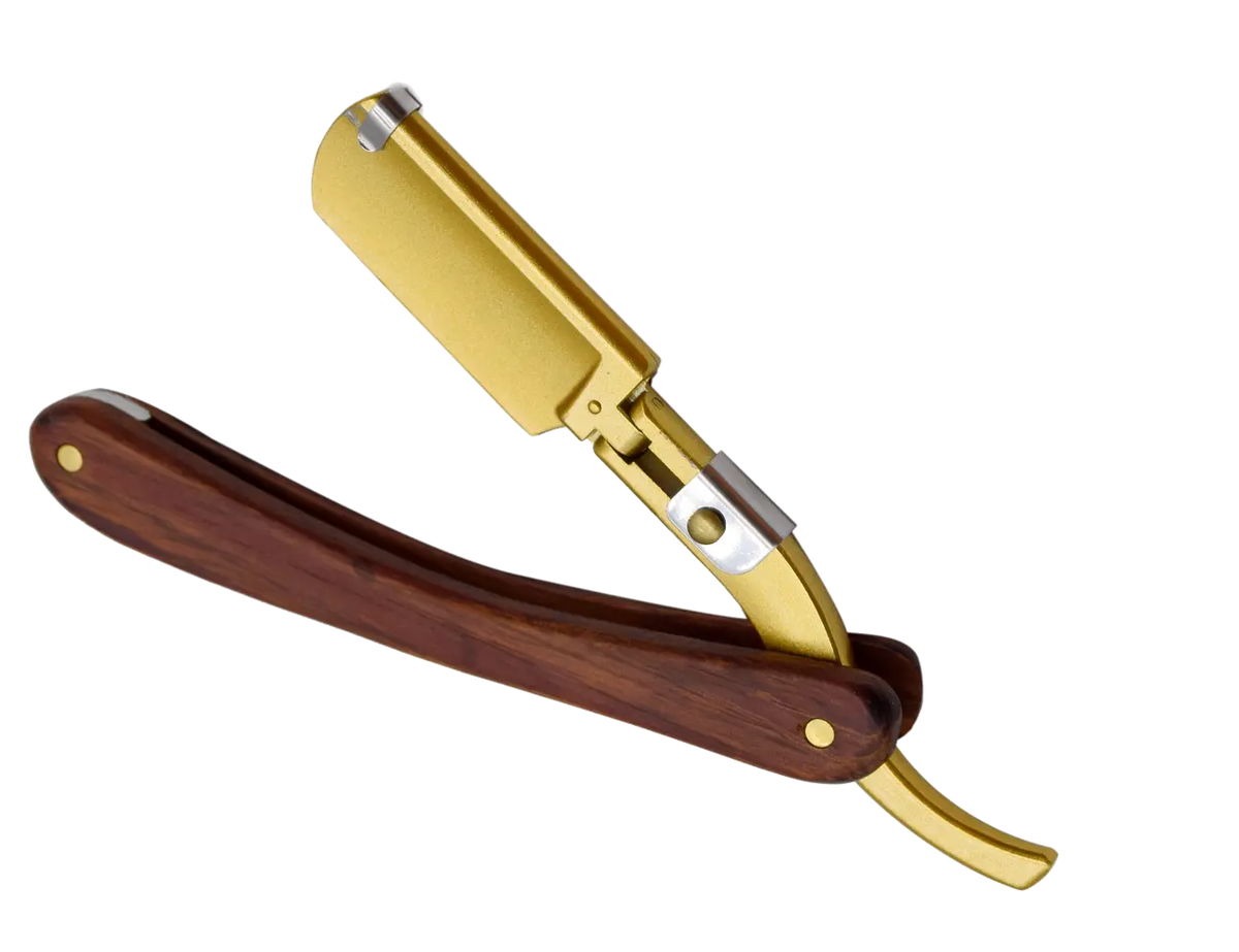 MAD Barbershop Rasiermesser-Gold&Holz