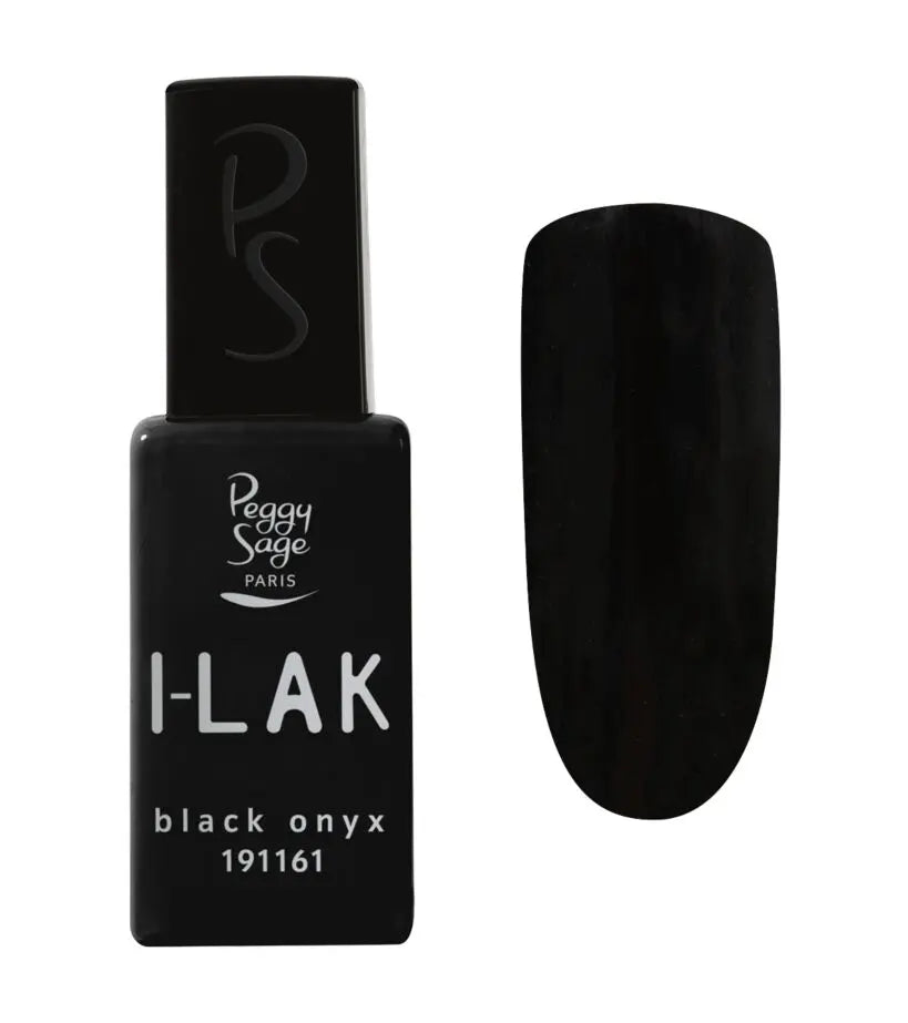 PEGGY SAGE Semi-permanenter I-LAK-Nagellack  - black onyx 11ml