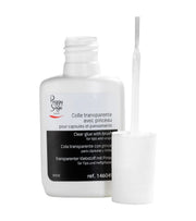 PEGGY SAGE Transparenter Klebstoff für Tips und Heftpflaster 1417g mit Pinsel
