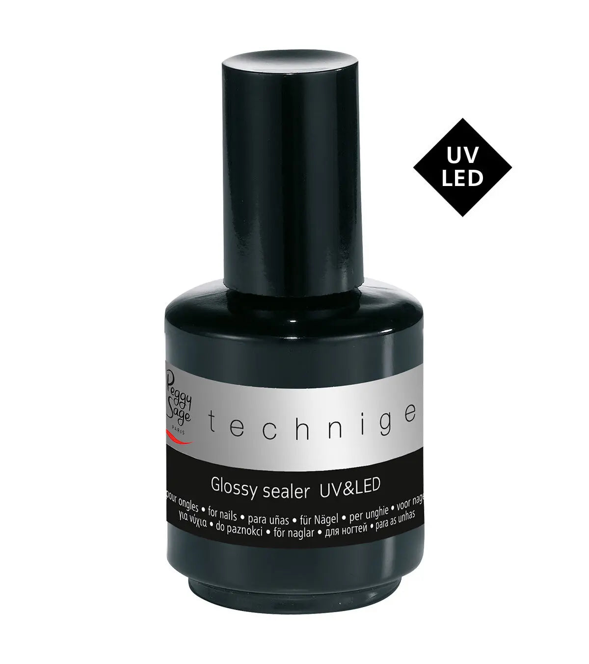 PEGGY SAGE UV&LED glossy Sealer Ultraglänzendes technisches Finish-Gel 15g