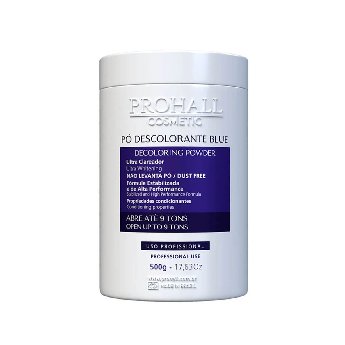 PROHALL Professional BLUE BLEACHING POWDER Dust free 9+ Tons 500gr