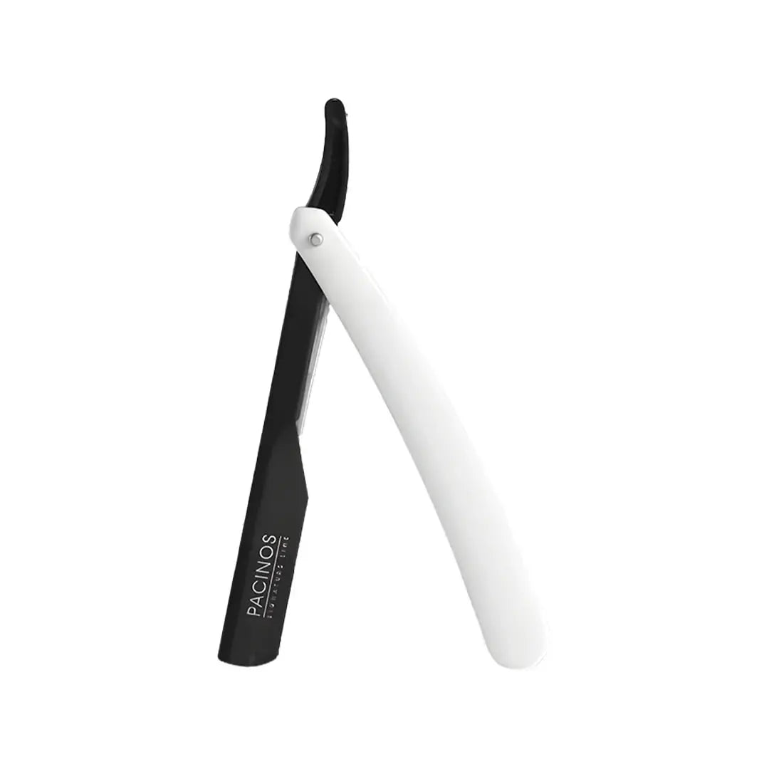 Pacinos Push Carriage Razor - EXPOSED BLACK/WHITE