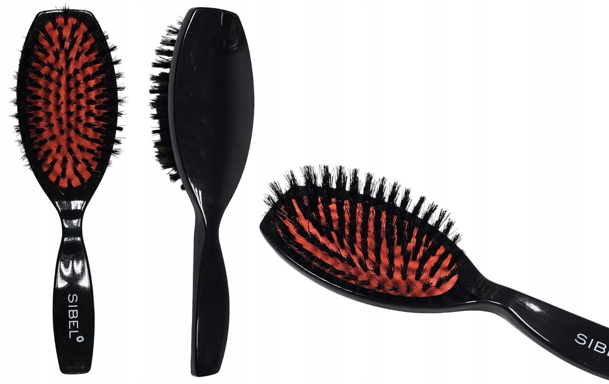 SIBEL CLASSIC 74 BLACK OVAL PNEUM.BRUSH BOAR