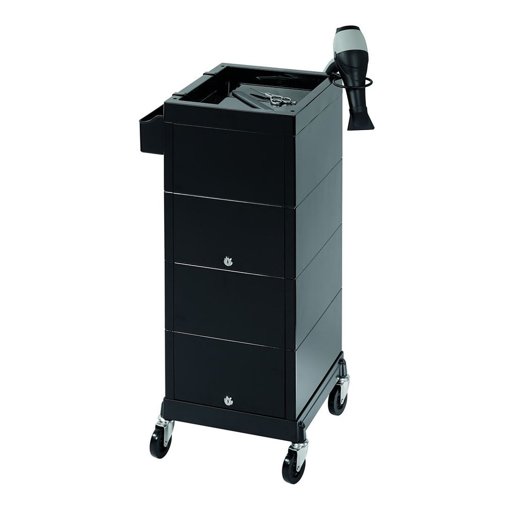 SIBEL DISCRETE/LOCK FRISEURWAGEN SCHWARZ 