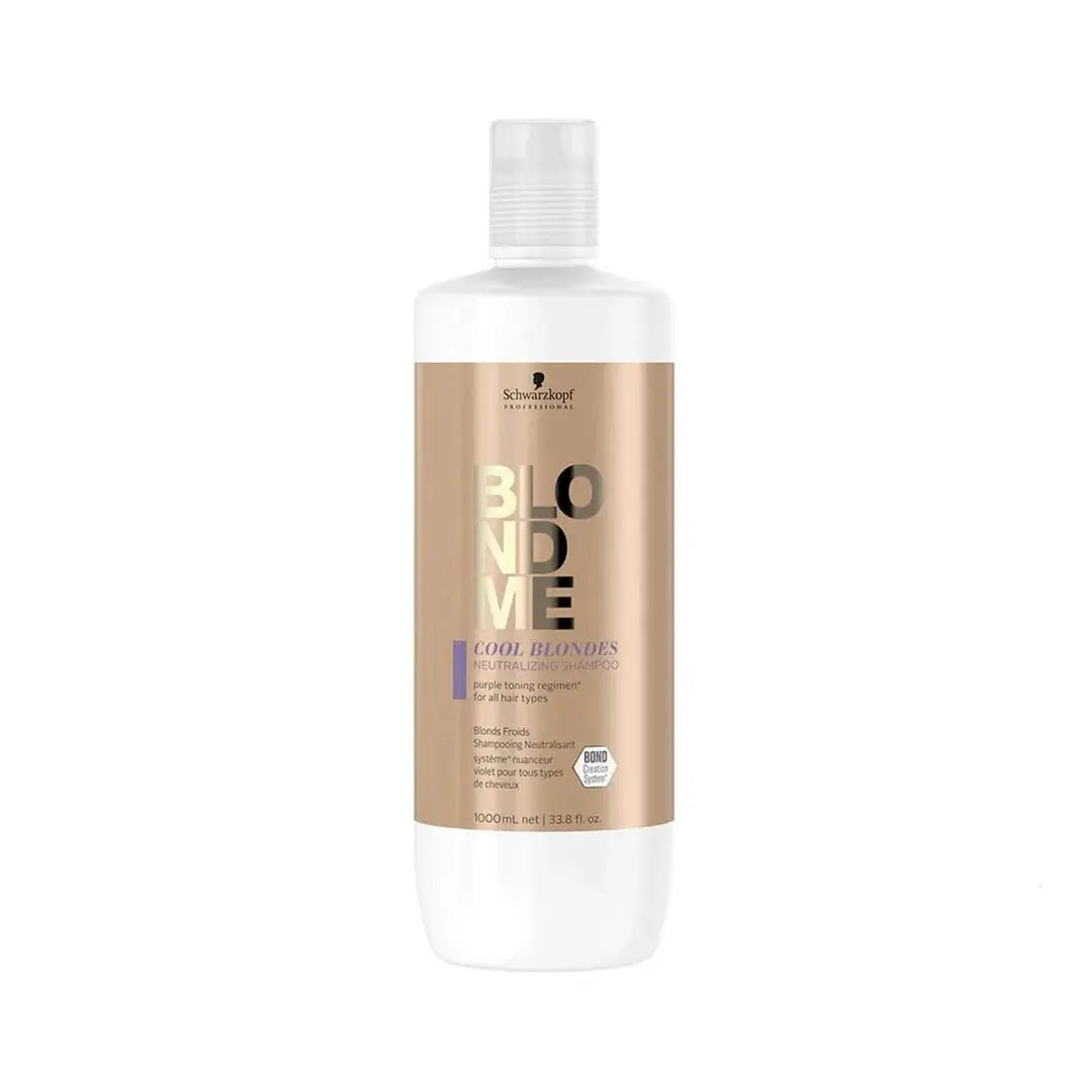 Schwarzkopf Professional BLONDME Cool Blondes Neutralisierendes Shampoo 1000ml
