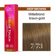Wella Professional COLOR TOUCH Deep Browns 7/73 mittelblond braun-gold 60ml