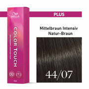 Wella Professional COLOR TOUCH Plus 44/07 mittelbraun intensiv natur-braun 60ml