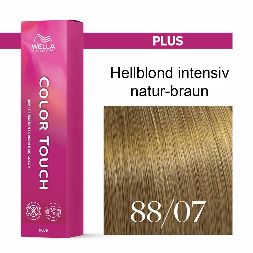 Wella Professional COLOR TOUCH Plus 88/07 hellblond intensiv natur-braun 60ml