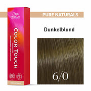 Wella Professional COLOR TOUCH Pure Naturals 6/0 dunkelblond 60ml