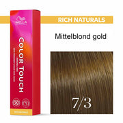 Wella Professional COLOR TOUCH Rich Naturals 7/3 mittelblond gold 60ml