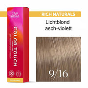 Wella Professional COLOR TOUCH Rich Naturals 9/16 lichtblond asch-violett 60ml