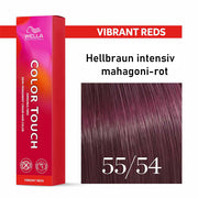 Wella Professional COLOR TOUCH Vibrant Reds 55/54 hellbraun intensiv mahagoni-rot 60ml
