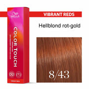 Wella Professional COLOR TOUCH Vibrant Reds 8/43 hellblond rot-gold 60ml