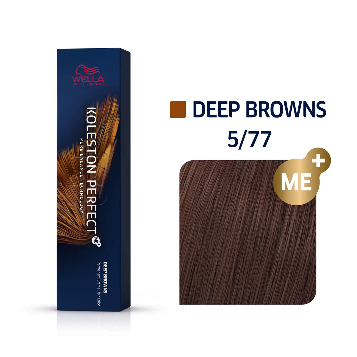 Wella Professional KOLESTON Perfect Me+ Deep Browns 5/77 Hellbraun braun-intensiv 60ml