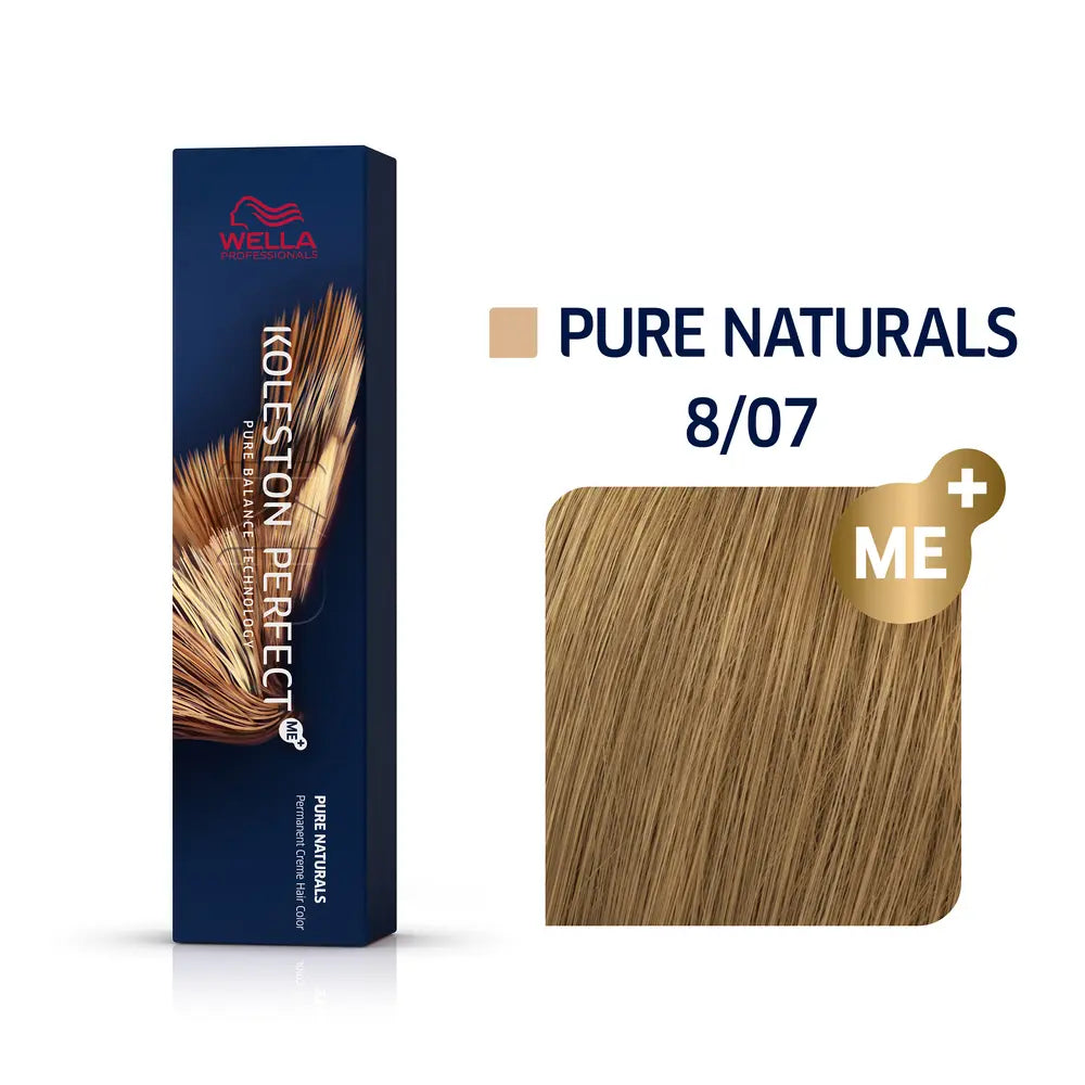 Wella Professional KOLESTON Perfect Me+ Pure Naturals 8/07 Hellblond natur-braun 60ml