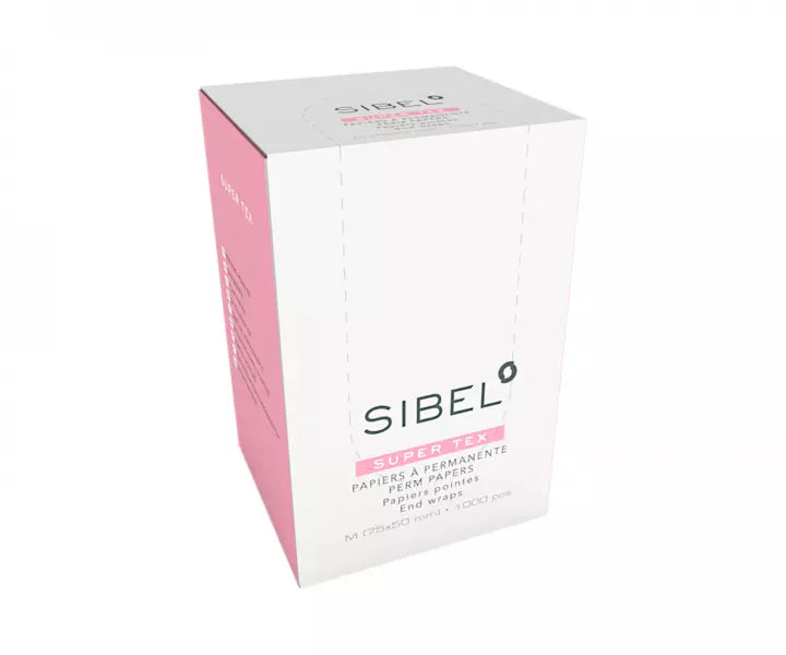 SIBEL Dauerwellen Papier Haarspitzen SUPER TEX 1000Stk