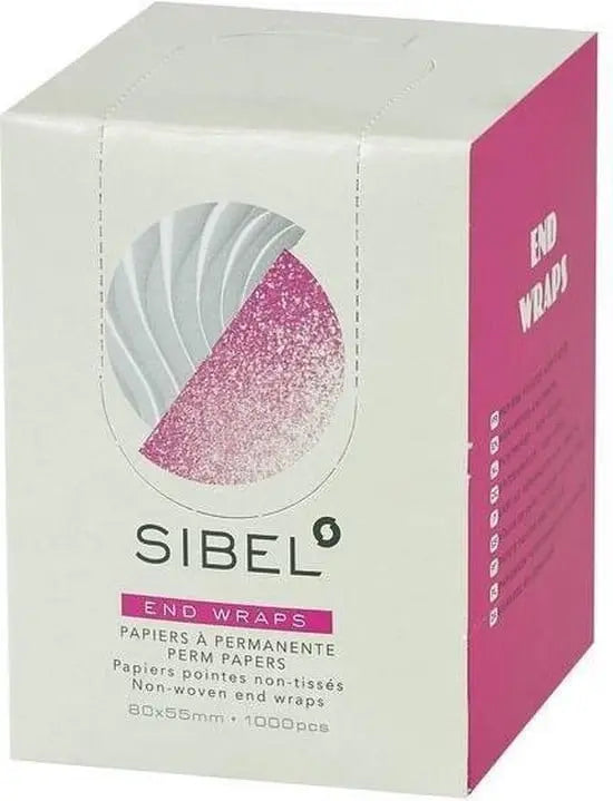 SIBEL Dauerwellen Papier Haarspitzen END WRAPS 1000Stk